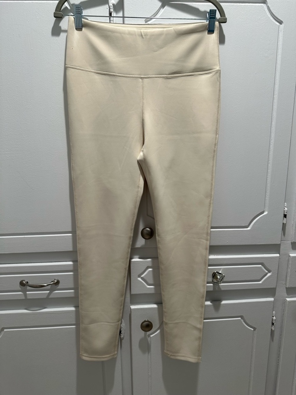 MONO B Cream High-Waist Leggings
